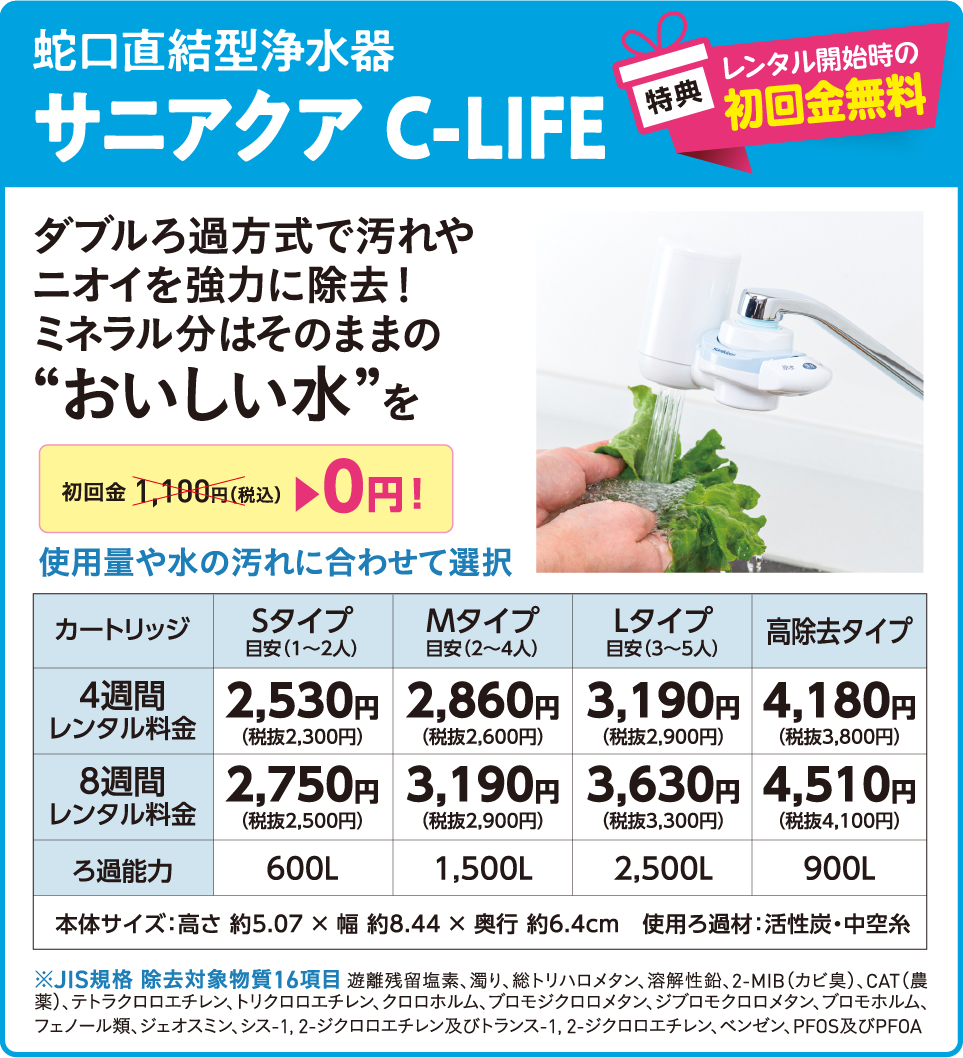 サニアクア C-LIFE