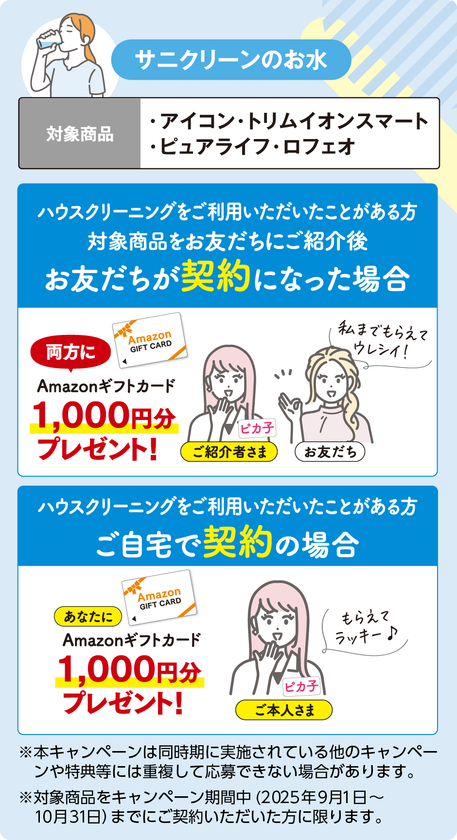 サニクリーンのお水