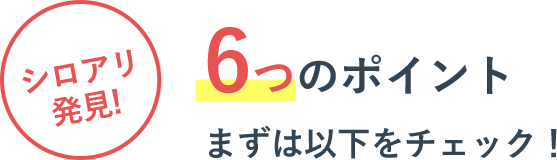 6つのポイント